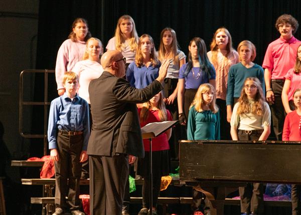 2023 All County Chorus Students Performing
